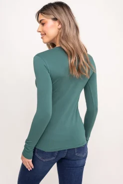 Damskie Polski Zielona Bluzka GENAYA