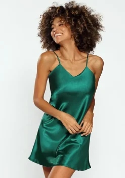 Polski Zielona Halka satynowa KAREN