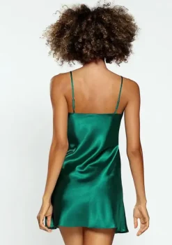 Polski Zielona Halka satynowa KAREN