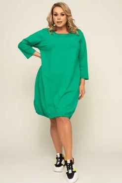 Polski Zielona Sukienka BALIN
