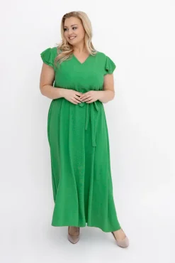 Polski Zielona Sukienka BLANCY