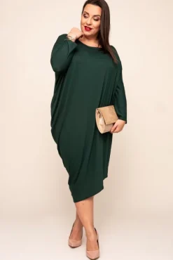 Polski Zielona sukienka CASUAL FASHION