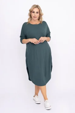 Polski Zielona Sukienka DONNA