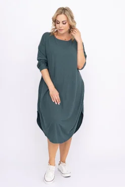 Polski Zielona Sukienka DONNA