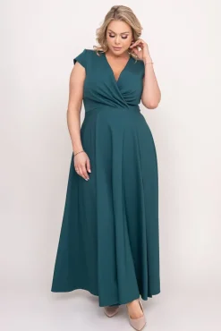 Polski Zielona Sukienka LOREDANA