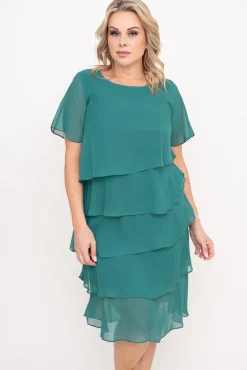 Polski Zielona Sukienka ORINA