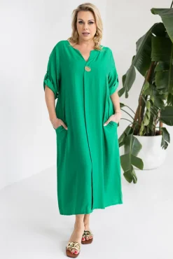 Polski Zielona Sukienka RAYLE