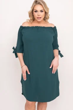 Polski Zielona Sukienka VALENCIA