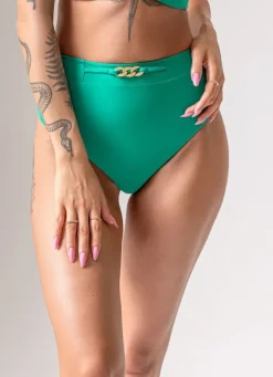 Polski Zielone Brazyliany od stroju kąpielowego CALIFORNIA Wysoki Stan