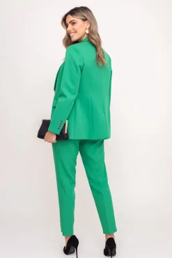 Damskie Polski Zielone Spodnie garniturowe VIRIM