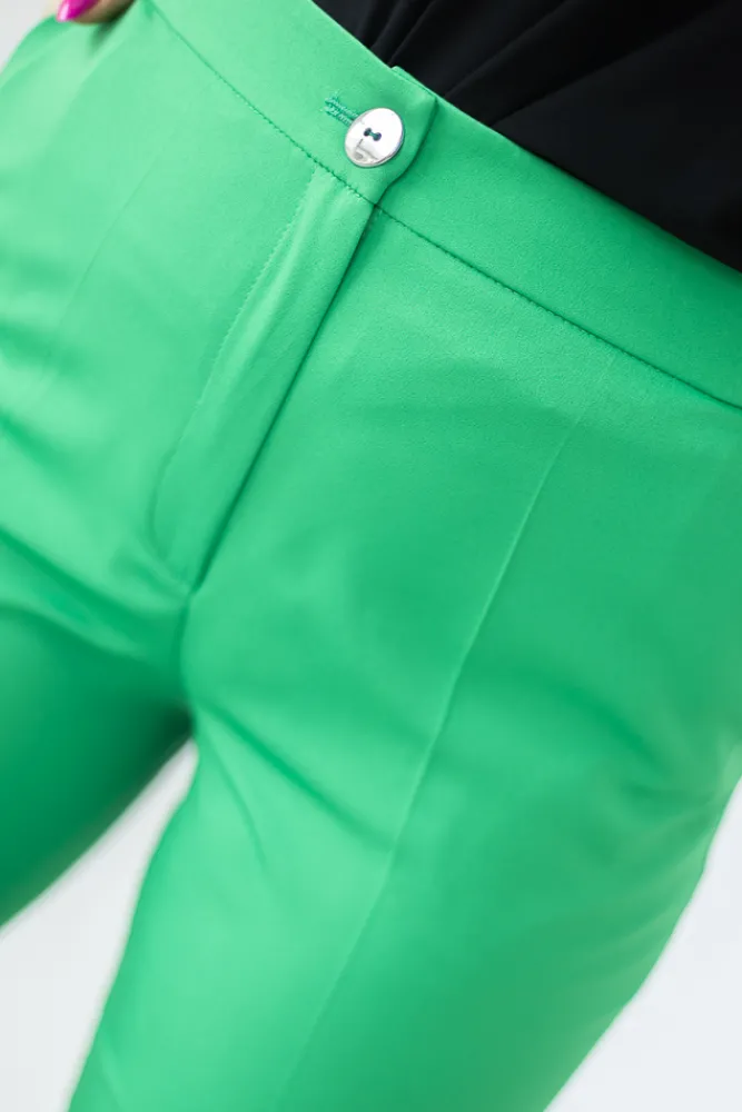 Damskie Polski Zielone Spodnie garniturowe VIRIM