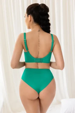 Polski Zielony Biustonosz HOPE Half Cup Soft