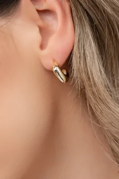 Złote Kolczyki pozłacane ze srebra MISENO