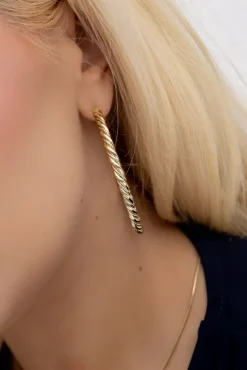 Złote Kolczyki TUZENO