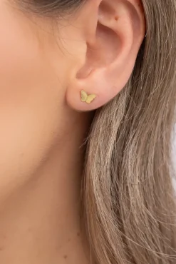 Złote Kolczyki ze stali chirurgicznej ILDI